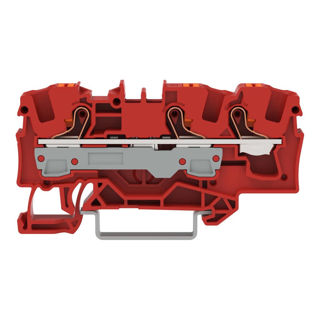 Topjobs Rail Mount Feedthrough Terminal Block w/ Push-Buttons