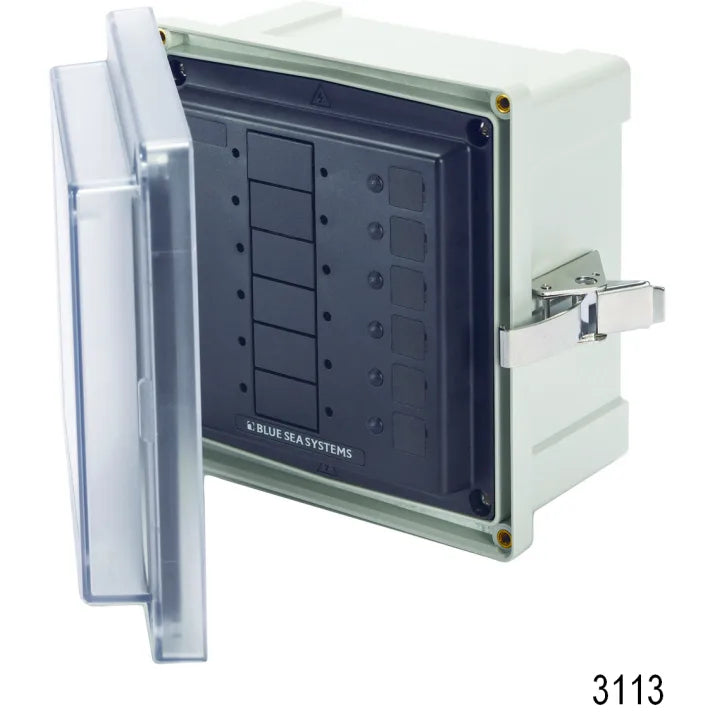 Surface Mount System Panel Enclosure, 6 Circuit Blank