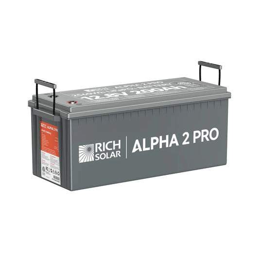 ALPHA 2 PRO | 12V 200Ah LiFePO4 Battery | 7,000 Lifetime Cycles | UL1973 Certified