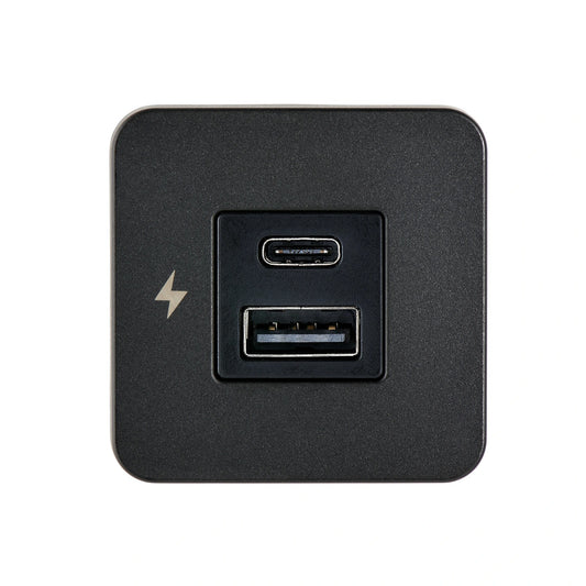 TILE - USB-A / USB-C Interiors Charging Socket 12/24V