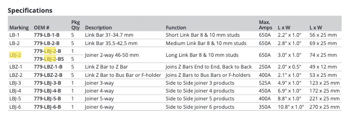 Pro Installer Link Bars