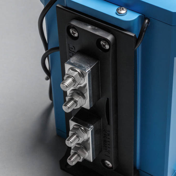 Artek Class-T Fuse holder mounted on a Victron LiFePO4 Battery.