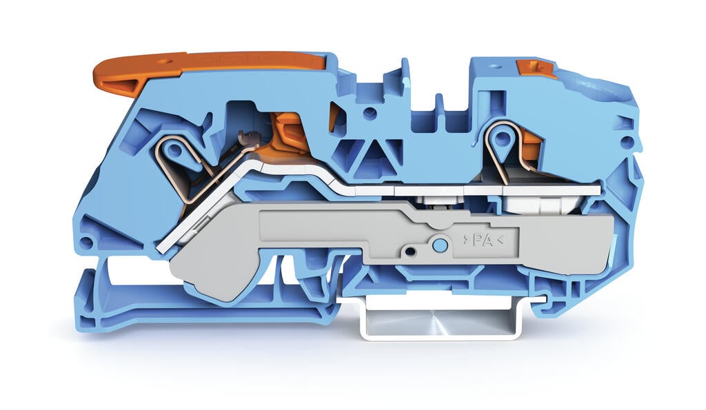 Topjobs Rail Mount Terminal Block w/ Lever