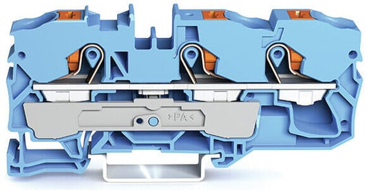 Topjobs Rail Mount Feedthrough Terminal Block w/ Push-Buttons