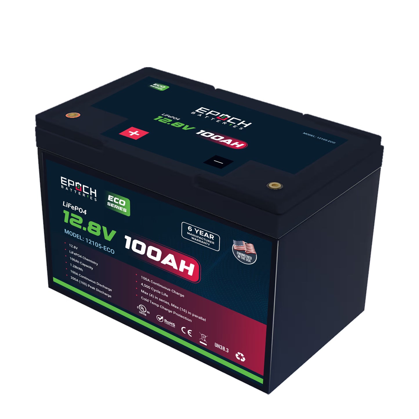 Epoch 12V Eco Series LiFePO4 Battery