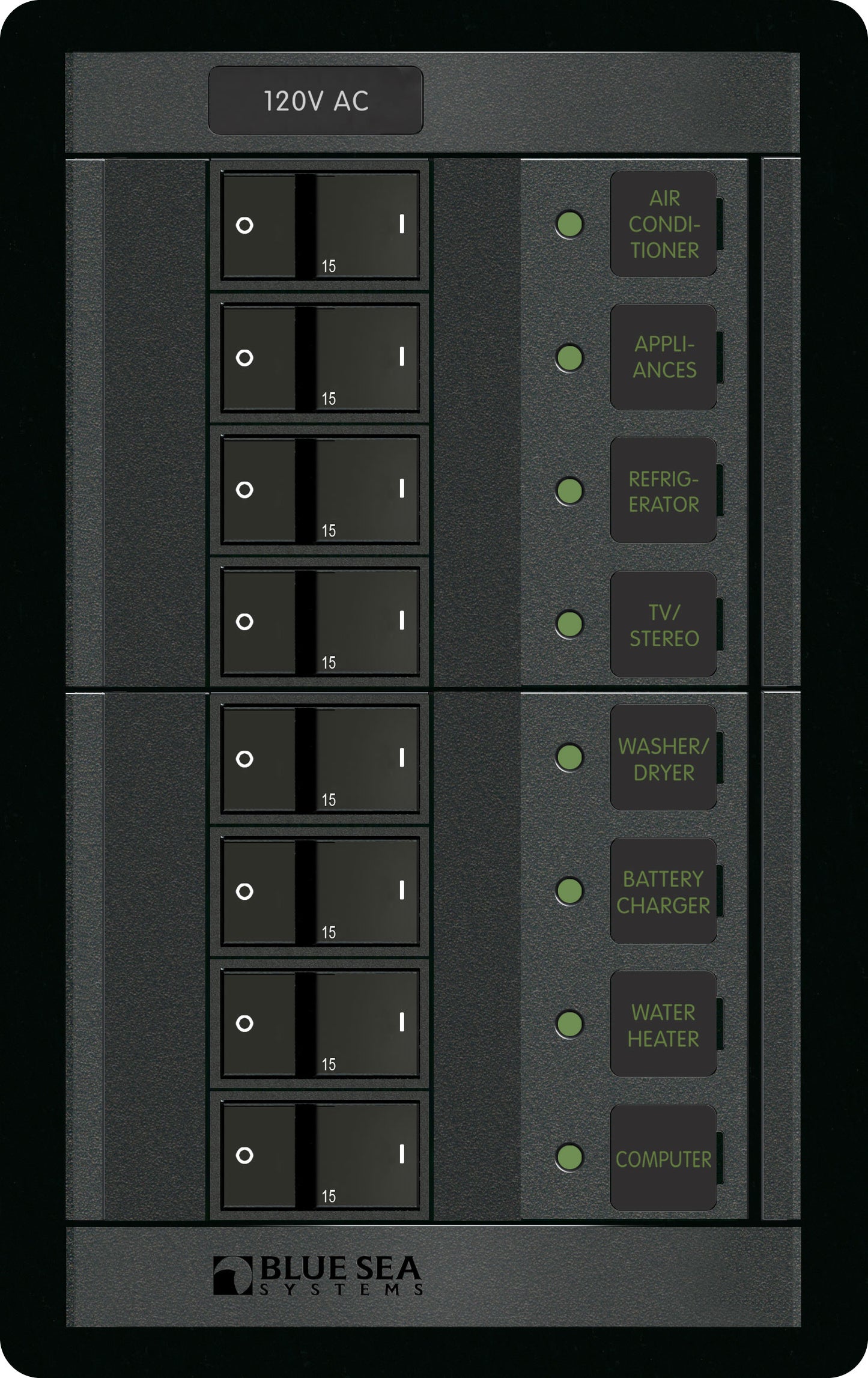 360 Panel 120 Volt AC 8 Position