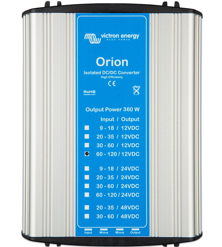 Orion DC-DC Converters 110V, Isolated