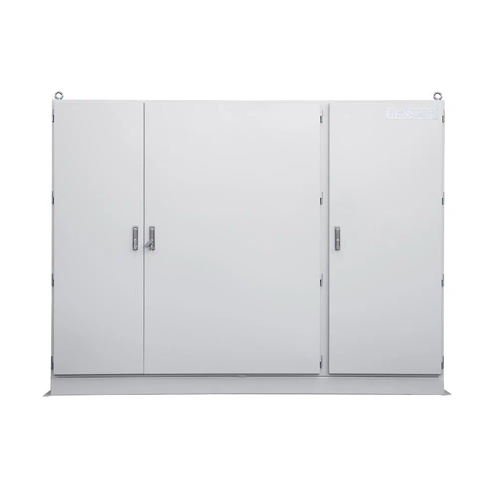 Wescor AL12+AC Solar Battery and Equipment Cabinet