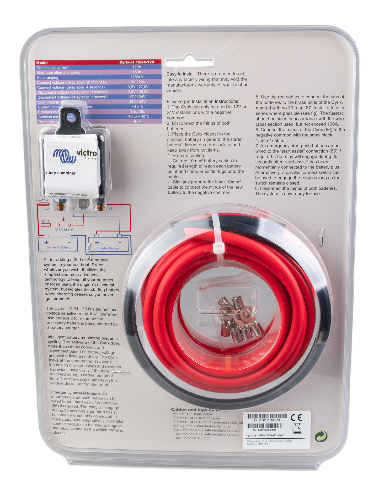 Cyrix-ct Battery Combiner Kit