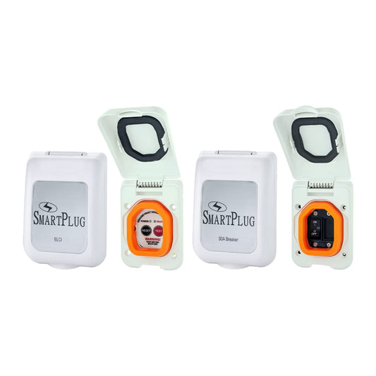 SmartPlug ELCI Sensor & Breaker Combo Kit – WHITE