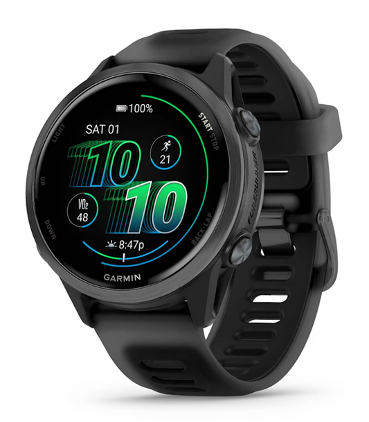 Forerunner 570 - 42mm, Slate Gray Aluminum with Translucent Black/Black Band