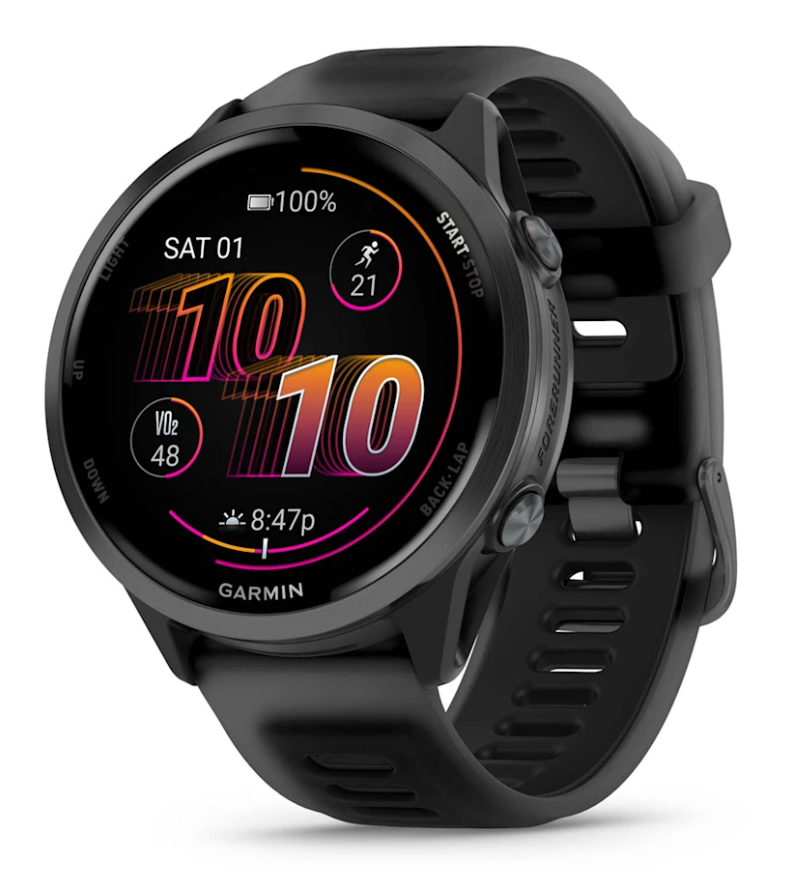 Forerunner 570 - 47mm, Slate Gray Aluminum with Translucent Black/Black Band