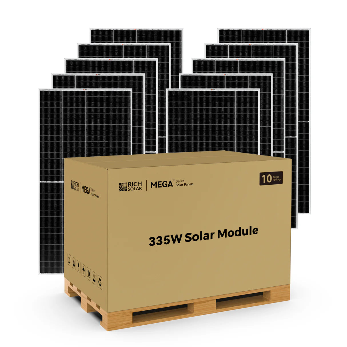 Rich Solar MEGA 335 Watt Monocrystalline Solar Panel