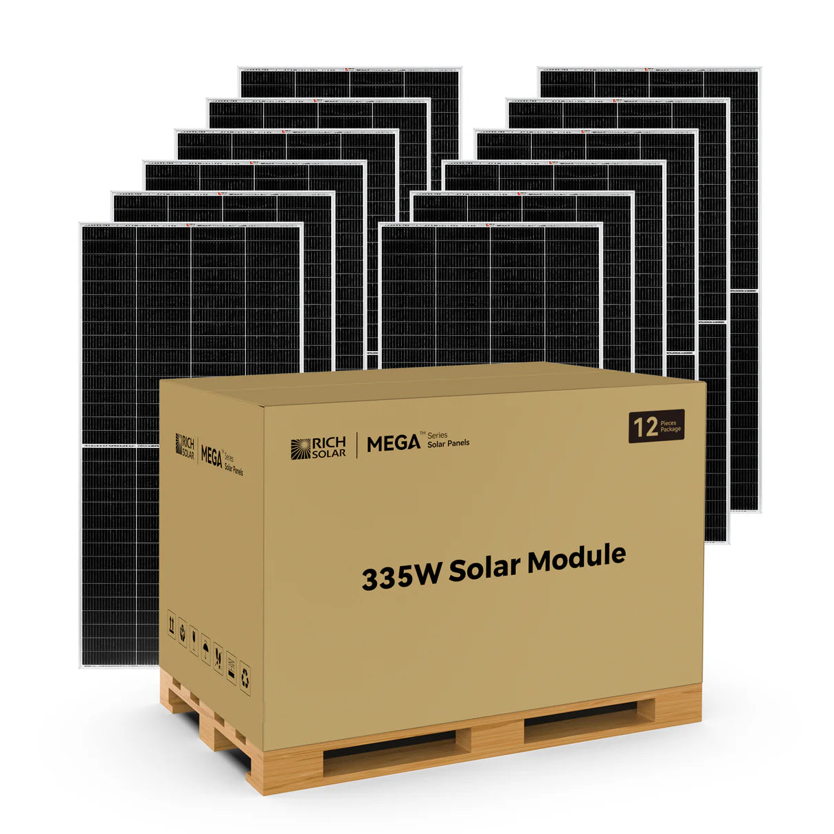 Rich Solar MEGA 335 Watt Monocrystalline Solar Panel