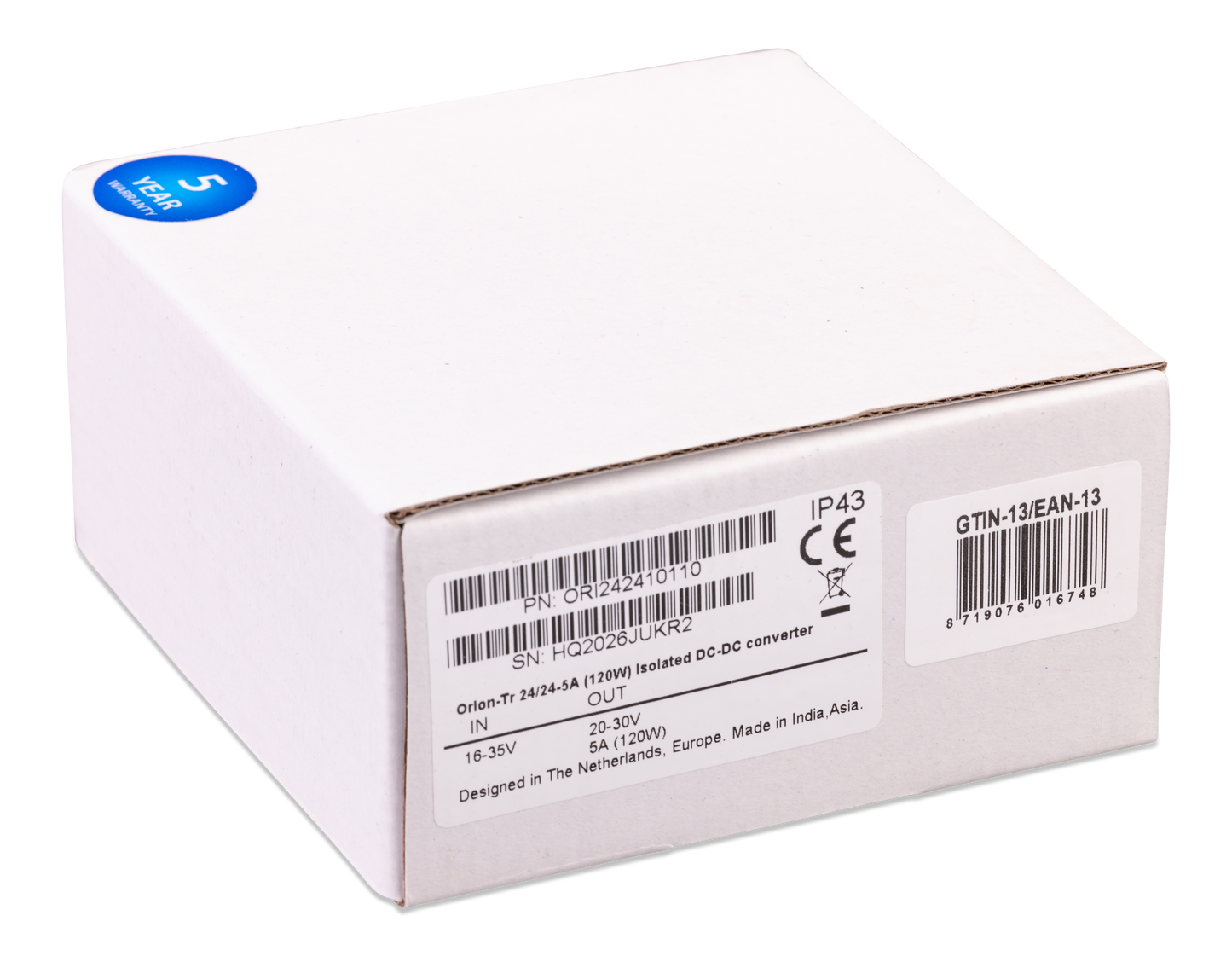 Orion-Tr DC-DC Converters Isolated