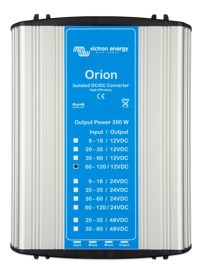 Orion DC-DC Converters 110V, Isolated