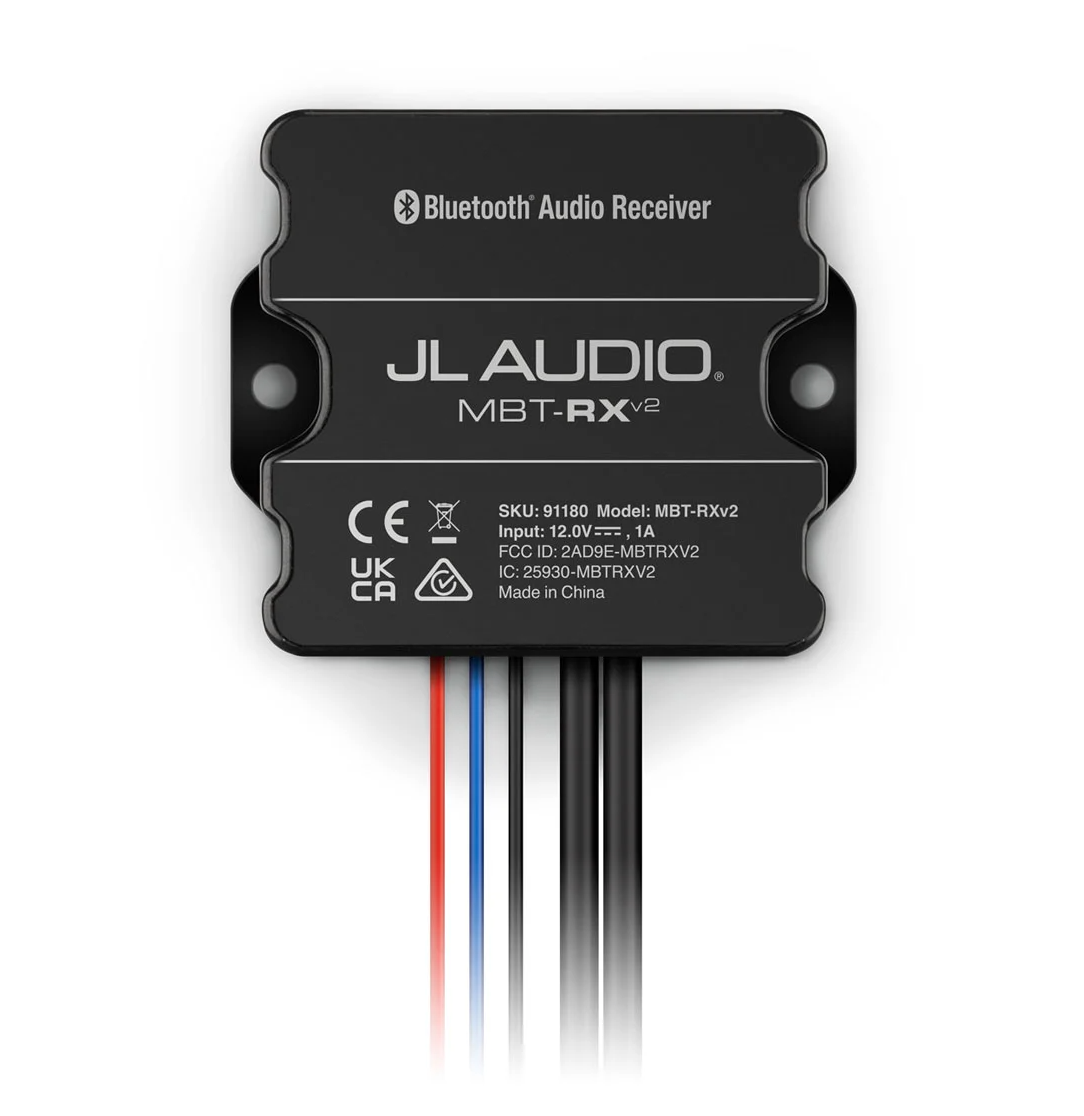 JL Audio Receiver Weatherproof Receiver with Bluetooth Technology (MBT-RXv2)