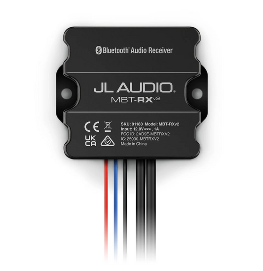 JL Audio Receiver Weatherproof Receiver with Bluetooth Technology (MBT-RXv2)