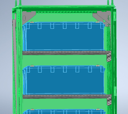 Rittal Battery Tower Kit (1 Tower, 8 Batteries) (Not Assembled)