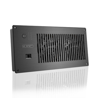 AIRPLATE P7 Cabinet Cooling Fan with Outlets and USB Ports, Thermal Trigger