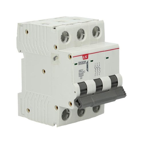CBI 3-Pole 50A UL1077 DIN Mt MCB, 10kA 240vAC/125vDC
