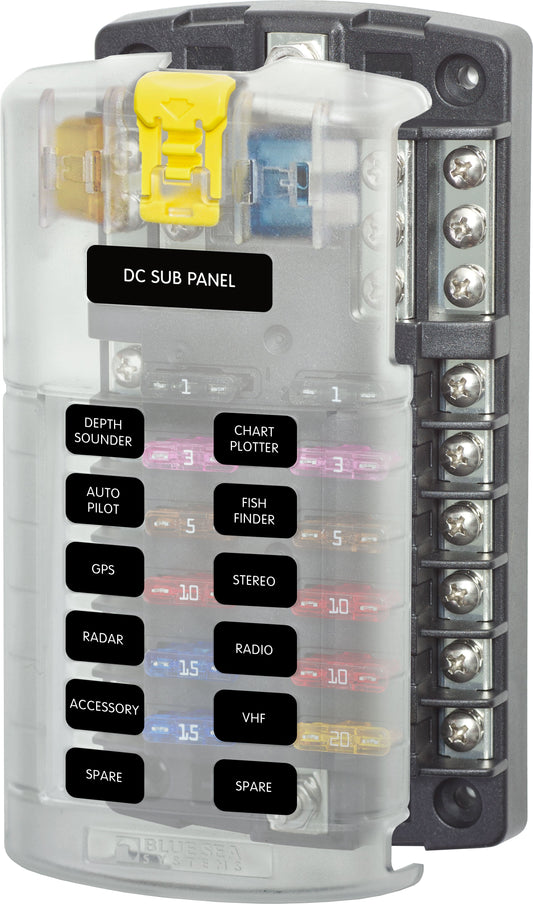 ST-Blade Fuse Blocks w/ Negative Bus